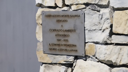 Osservatorio Monte Calbiga - Intitolazione a Corrado Lamberti