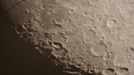 Luna particolare zona Terminatore